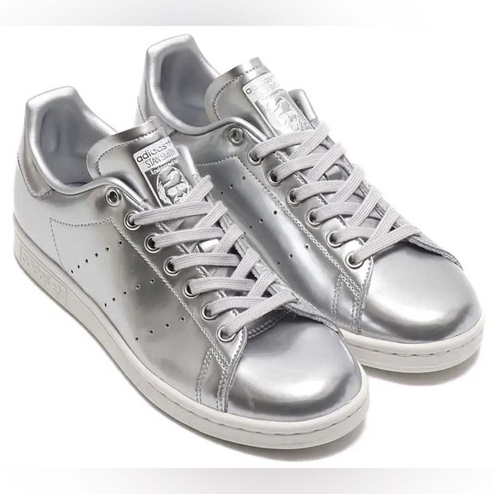 Silver Adidas Sam Smith Sneakers